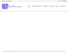 Tablet Screenshot of enepsicoterapia.com